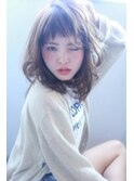Aimee ゆるふわボブ×ミルクティーグレージュ