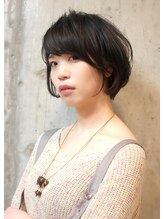 クルヴァ(curva) ～大人midiダークカラーショートボブ～【下北沢美容室　curva】