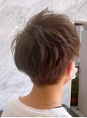 〈VANCOUNCIL〉グレージュサイドグラデーションマッシュウルフ