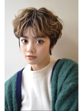 ピズム(PISM) デジタルパーマ/ショコラベージュ/カールヘア/無造作ヘア