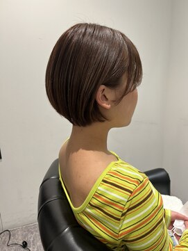 ジエクト 本店(The Ect) ミルクティーベージュ×マッシュショート