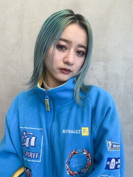 アルバム 銀座(ALBUM GINZA) 外ハネボブ_外ハネボブセクションカラーペールベージュ_69022