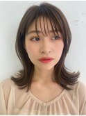 大人可愛いくびれミディ　シナモンベージュカラー