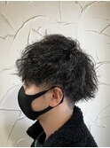 マッシュ|波巻き|スパイラルパーマ|メンズヘア