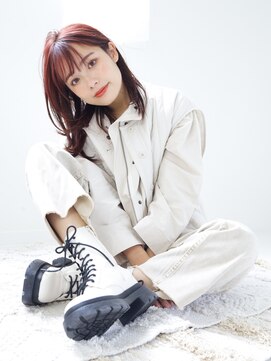 スリール バイ ミリー 江坂(Sourire by milly) 【Sourire江坂】ピンクブラウンヘルシースタイル×ミストバング