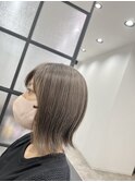 白髪ぼかしショート