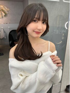 ロンド マーレ 天神大名店(Lond mare) 大人かわいいナチュラルスタイル/顔周りレイヤースタイル