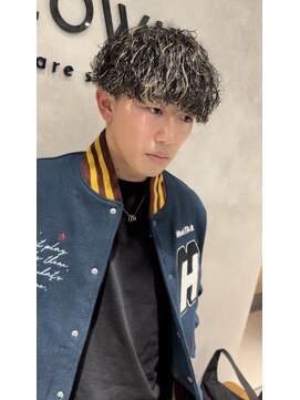 スキル 渋谷(SKILL) 無造作ハイライトマッシュ