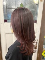 クラク 笹塚店(KURAKU)&nbsp;艶カラー/暖色/バイオレット/大人ヘア/20代/30代/40代