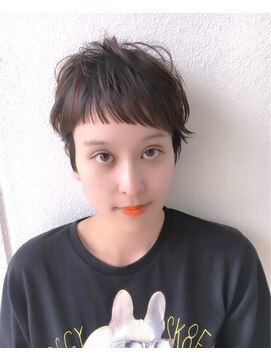 モアナ バイ ヘッドライト 二俣川店(Moana by HEADLIGHT) Moana【二俣川】#ベリーショート#前髪カット#小顔ショート