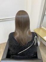 イオエ(ioe)&nbsp;黒髪/ボブルフ/ネビージュ/小顔/ワンレン/髪質改善/グレージュ