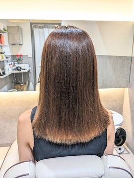 ナカドット エマノン 池袋(__naka.__ EMANON) 30代/毛先ダメージの酸性ストレート/ブラウンヘア/池袋