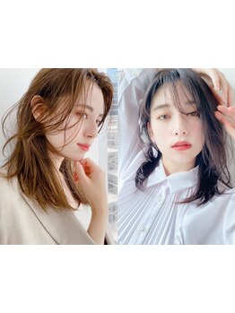 小顔カット.前髪カット.眉.産毛パーマ.顔周りの少しの変化でイメチェン×小顔を実現『印象プロデュース』