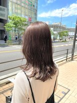 ローラン(LOERUN) 【LOERUN】シェルグレージュ×セミロング