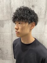 メンズアンダーバーホワイト 南海難波店(Men's _WHITE)&nbsp;ツイストスパイラルパーマ