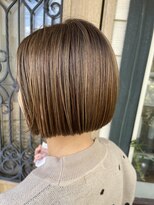 チョコレート(chocolate) 切りっぱなしボブ