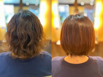 コノア スパーク(Conoah spark)の写真/ナチュラル縮毛矯正で自然な理想のストレートに◎1人1人に寄り添ったご提案でお悩みを解決*[守谷/新守谷]