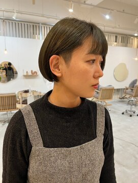 ピピバイヨーク(pipi, by yoke.) ボブカット/オリーブブラウン