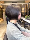 仙台ショートボブ髪質改善外ハネボブワイドバングイメチェン美髪