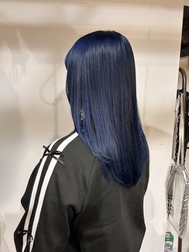ナルヘアー 越谷(Nalu hair) 透明感バッチリ明るめブルー