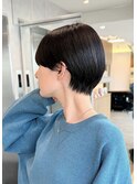 ショートカットショートヘアコンパクトショートボブ丸みショート