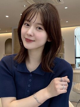 ジーナ 高田馬場(Zina) 髪質改善ウルフレイヤーミディアムヘア*美髪【Zina 高田馬場】