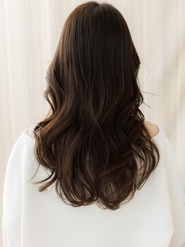 モッズヘア 越谷(mod's hair) 美髪黒髪アッシュウェーブパーマ韓国風巻きロングZ越谷30代40代