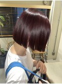 チェリーレッド×ボブ