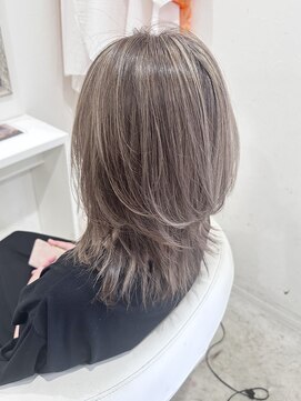 ヘアーバイフォーク 琴似店(Hair by VORK) 白髪ぼかしハイライト