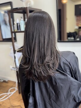 ヘアーサロン カラー 色彩店(COLOR) ケラチンカラーグレージュ