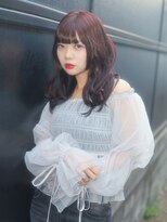 ベレッタ 楠葉店(veretta.)&nbsp;暗髪/透明感カラー/顔周りレイヤー/韓国風くびれミディ/髪質改善