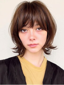 アンドレイ 表参道(andrey) 黒髪カタログ/クラゲヘアー/オリーブグレー/表参道