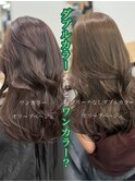 オリーブベージュ!ワンカラーorブリーチなしダブルカラー