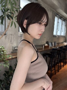 20代30代ショートボブレイヤーカットレイヤーボブ