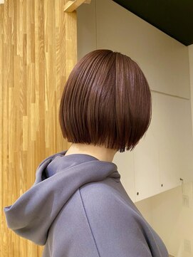 秋カラー/ピンクブラウン/ボブショート