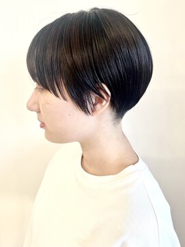 モリオフロムロンドン 松戸店(Morio from London) 【松戸 アイダ】朝ラク黒髪マッシュショート/刈り上げショート