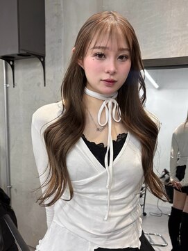 ハロ(Halo) ハイトーンカラー/ミルクティーベージュ/ブリーチ/韓国ヘア