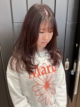 ソワンドゥブレス 大日店 (soin de brace) #レイヤーカット+暖色カラー