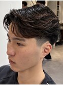MEN’S/リバースセンターパート/ニュアンスパーマ/錦糸町