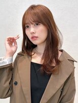 シンス 銀座(since)&nbsp;ミディアムレイヤー/顔周りレイヤー/小顔ヘア/イノアカラー