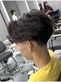 テーパーフェード フェザーパーマ