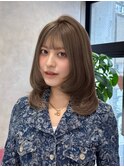 ブリーチなしダブルカラーレイヤーカット髪質改善原宿