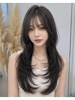 リア 京都河原町(riah)&nbsp;韓国レイヤー/顔周りレイヤー/ミディアムレイヤー／レイヤー
