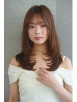 ロンドアベニール 北千住(Lond avenir)&nbsp;ミルクティーベージュ/顔周り/くびれレイヤー/シースルー/北千住