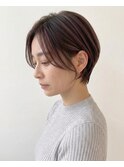 白髪ぼかしハイライト/髪質改善カラー/大人レイヤーカット