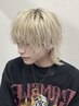 メンズブリーチカラー+Tr ￥18000[町田/フェード/ツイストパーマ/眉毛/men's]