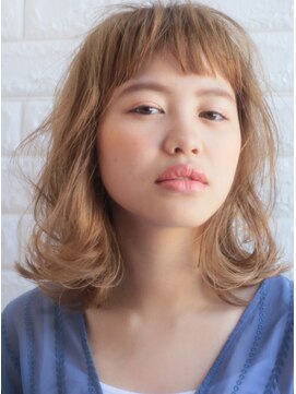 キース ヘアアンドメイク 恵比寿(kith. hair&make) 【kith.恵比寿】ベビーバングのカジュアルミディ