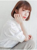 内巻きワンカールボブが可愛い！