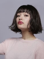 アドラーブル 長岡新保店(adorable)&nbsp;【adorable】ラフな外ハネ♪濡れ髪ニュアンスボブ