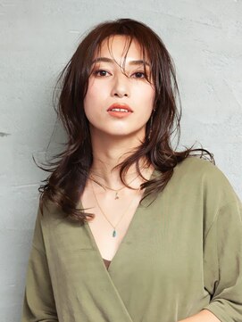 ナナナパレナ 梅田店(nanana parena) 透明感オリーブカラー♪透ける抜け感シースルーバング☆